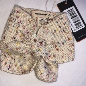 SOLD Misha and puff sledding scarf